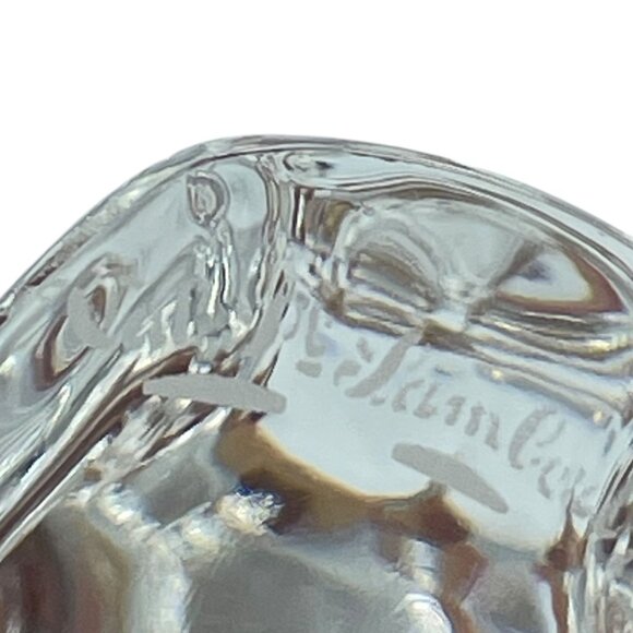 Val St Lambert Crystal Angel Belgium Crystal Figurine Paperweight Signed - Picture 6 of 13